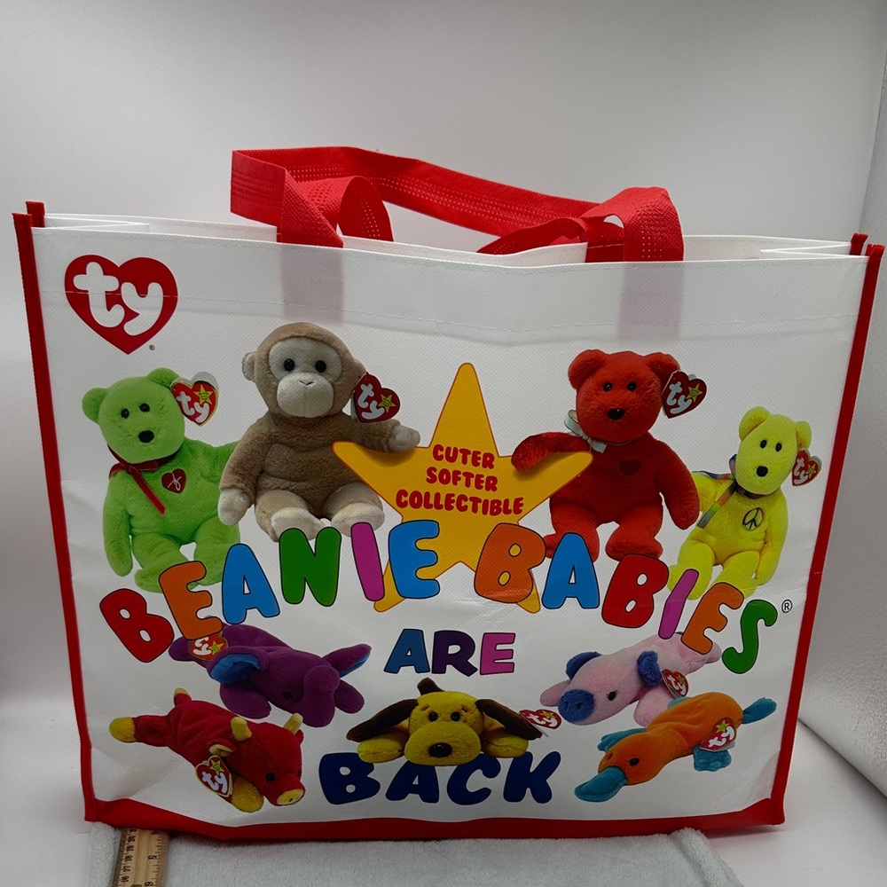 Ty Beanie Babies Promotional Sturdy Tote/Carry Shopping Bag